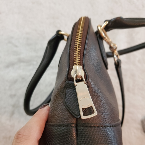 **Coach Cora Signature Mini Domed Satchel - Picture 8 of 8